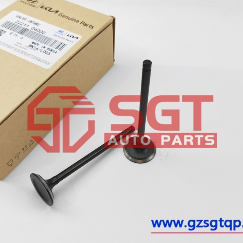 2221104000/进气排气阀/Fits Hyundai i20 i30 Kia Picanto 1.0 AZ Inlet Intake Valve 22211 04000