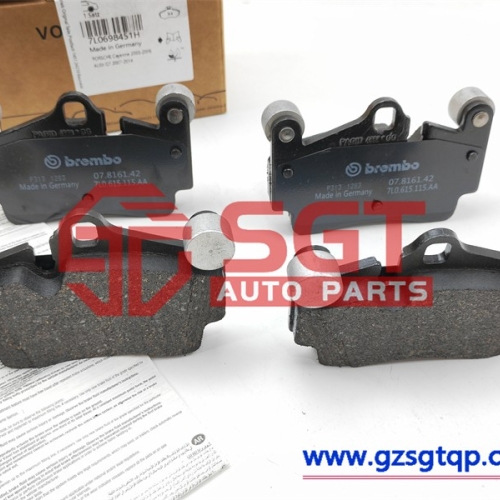 7L0698451H/刹车片/New! Volkswagen Hella-PAGID Rear Disc Brake Pad Set 355018711 7L0698451H