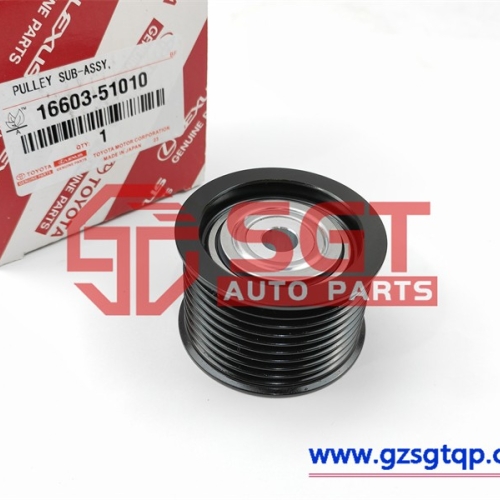 1660351010/TOYOTA/发动机皮带轮/16603-51010/PULLEY SUB-ASSY, IDLER