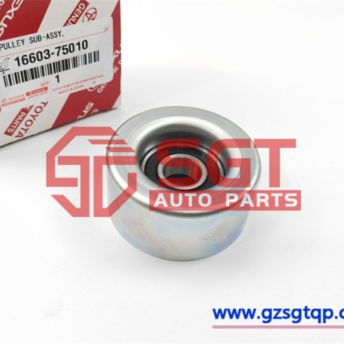 1660375010/TOYOTA/发动机皮带轮/16603-75010/PULLEY SUB-ASSY, IDLER