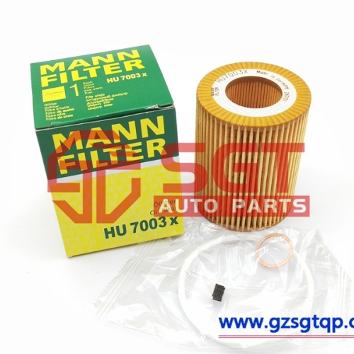 HU7003X/机油过滤器/MANN HU7003X Oil Filter With Gasket/Seal 82mm Height Fits BMW 1 Series 3 Series