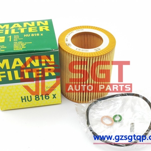 HU816X/机油过滤器/BMW Oil Filter 11 42 7 541 827 MANN HU816x (4) Pack